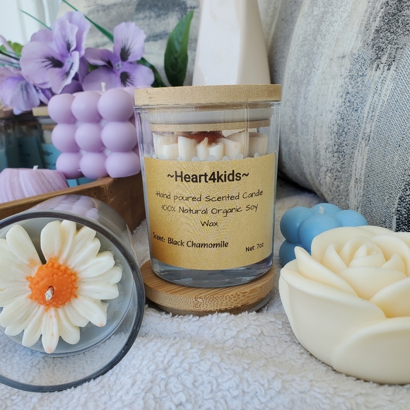 Heart4kids Scented Candles Black Chamomile 2×(7oz) - Picture 8 of 10